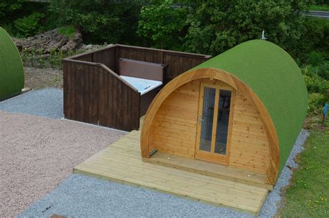 glamping pods ayrshire  A great way to relieve the muscles after a long day hiking, cycling or golfing on the glorious Island of Arran